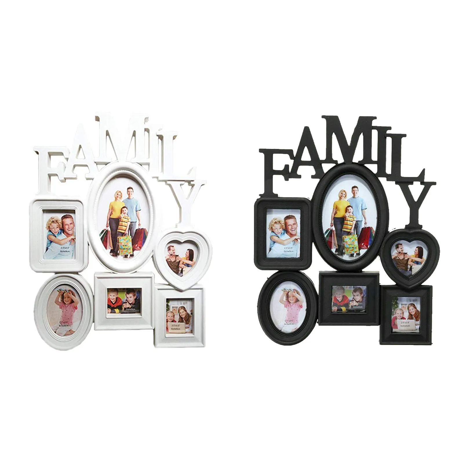 30*37cm Family Photo Frames Wall Hanging Easy Installation Modern Minimalist Frame for Photo Picture Display Use