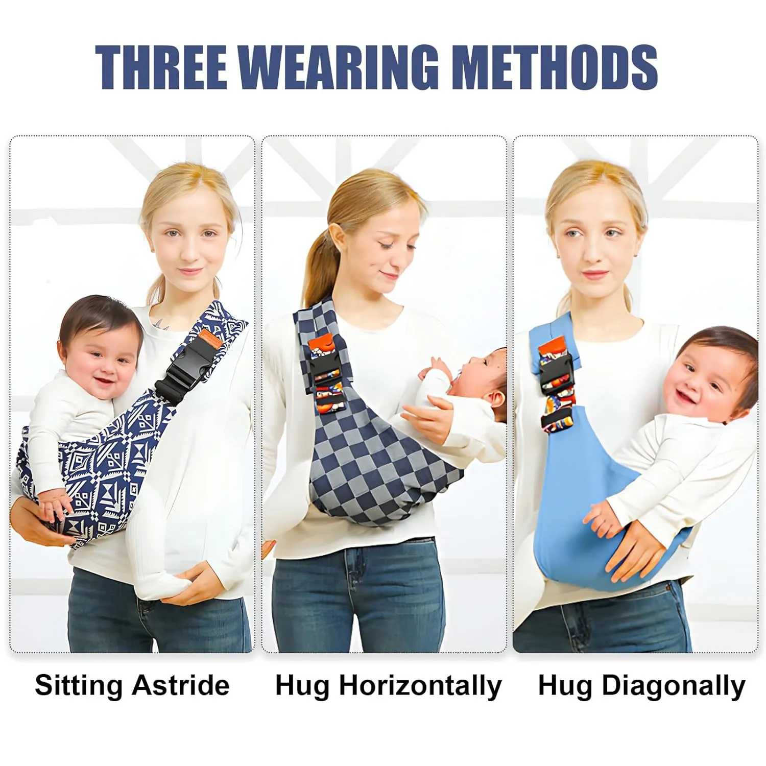 Baby Carrier Newborn Crossbody Wrap Baby Bag Accessories Toddler Hip-seat Adjustable Portable Sling Bags for Travel Infant Wrap