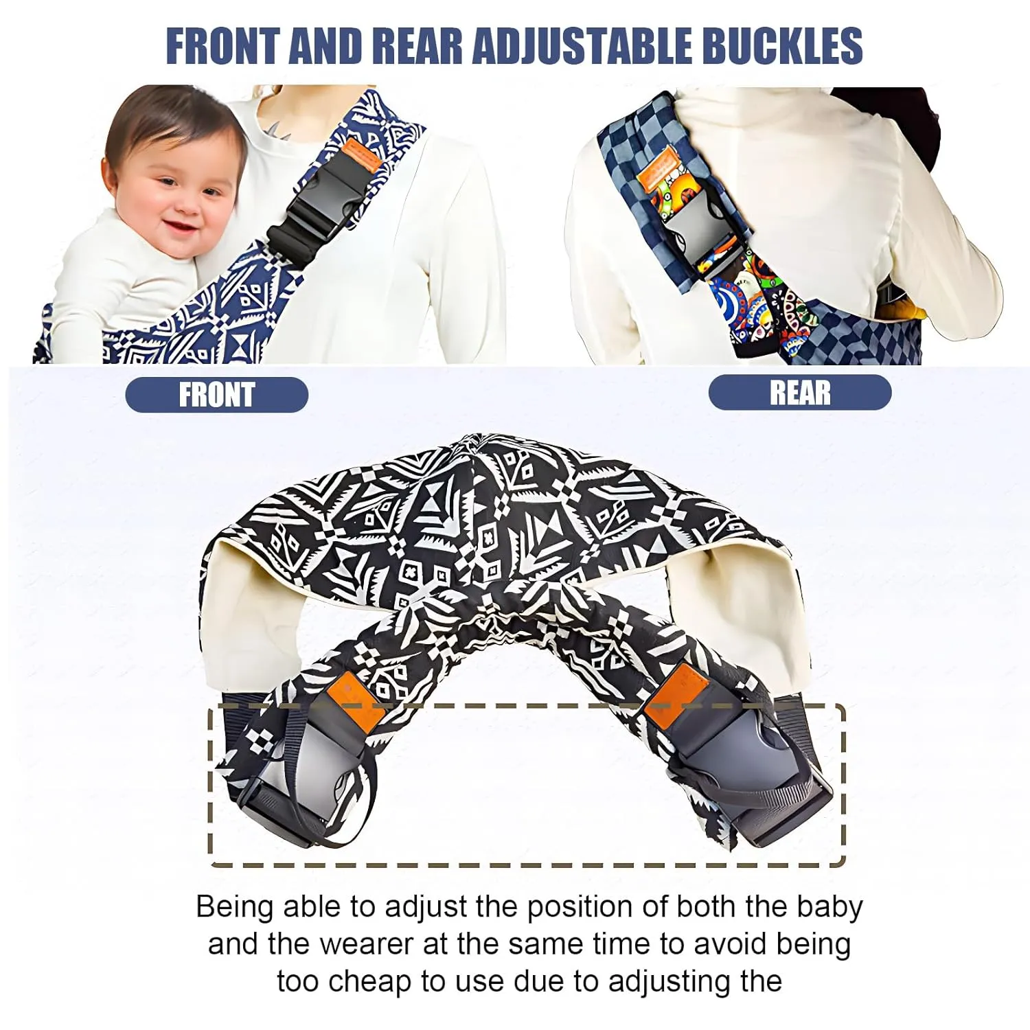 Baby Carrier Newborn Crossbody Wrap Baby Bag Accessories Toddler Hip-seat Adjustable Portable Sling Bags for Travel Infant Wrap