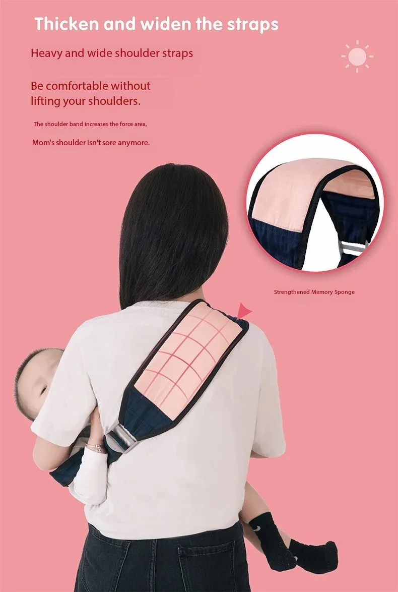 BBL Baby Carrier Wrap Multifunctional Child Carrier Adjustable Shoulder Carriers Strap for Baby Toddler Carrier Tool Accessories