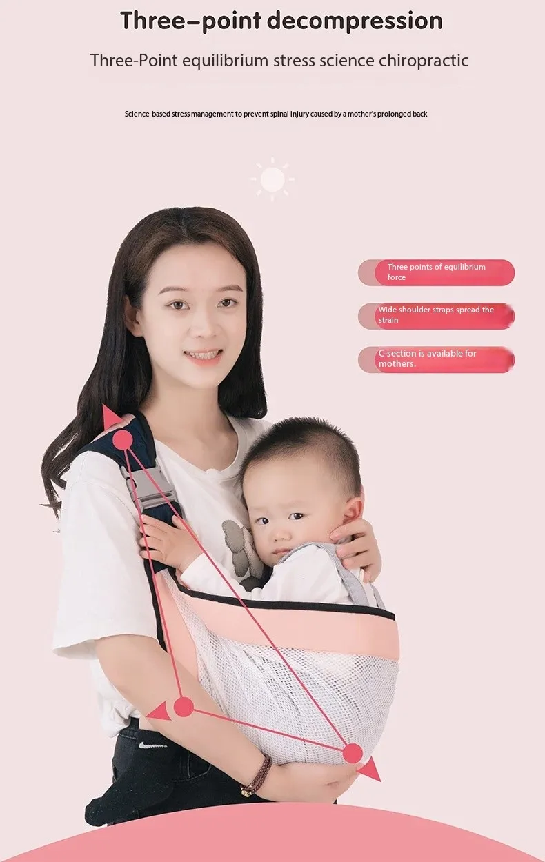 BBL Baby Carrier Wrap Multifunctional Child Carrier Adjustable Shoulder Carriers Strap for Baby Toddler Carrier Tool Accessories