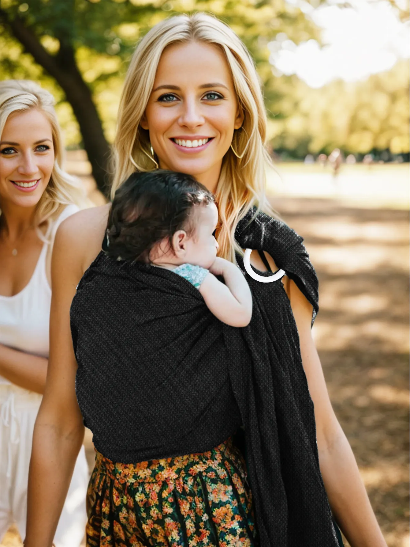 Baby Water Ring Sling Carrier | Lightweight Breathable Mesh Baby Wrap for Infant, Newborn, Kids and Toddlers