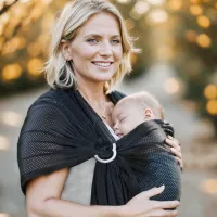 Baby Water Ring Sling Carrier | Lightweight Breathable Mesh Baby Wrap for Infant, Newborn, Kids and Toddlers