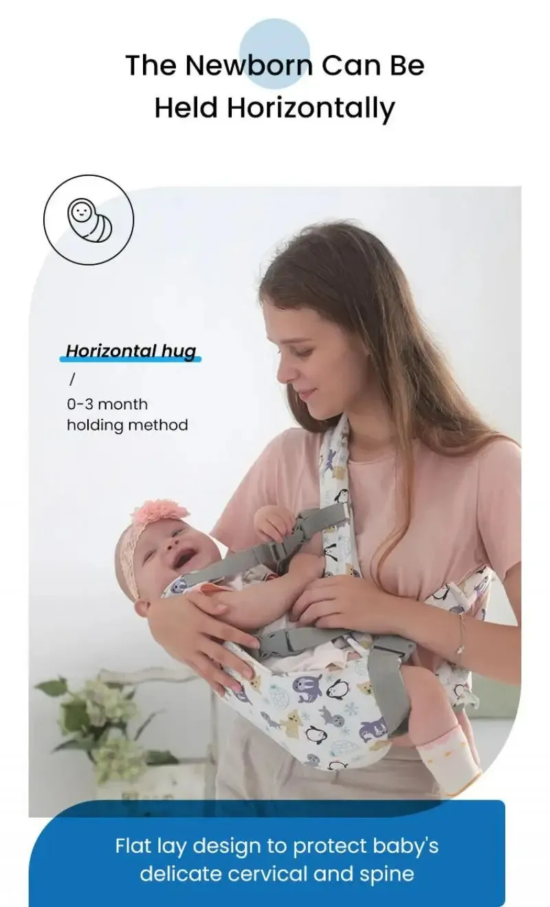 Cartoon Baby Carrier Wrap Front Carry Waist Stool Adjustable Ergonomic Newborn Carriers Baby Sling Breathable Babies Bag Product