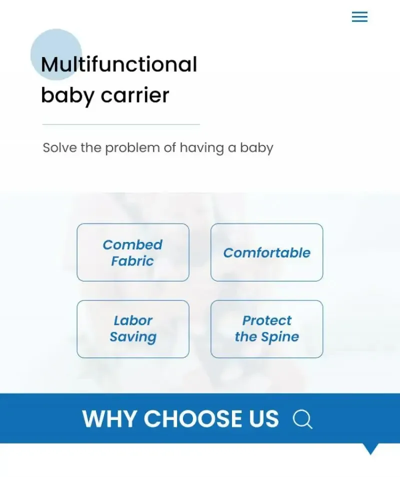 Cartoon Baby Carrier Wrap Front Carry Waist Stool Adjustable Ergonomic Newborn Carriers Baby Sling Breathable Babies Bag Product