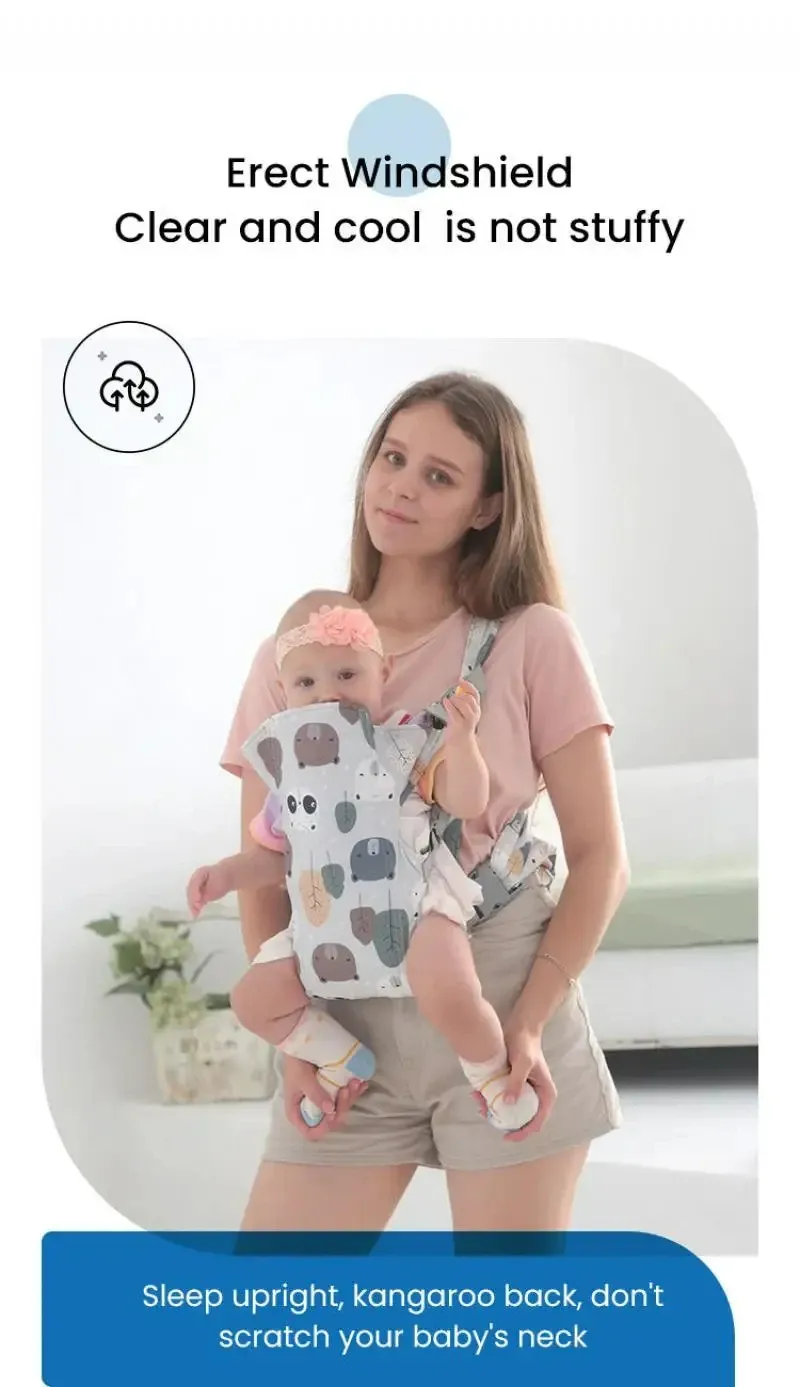 Cartoon Baby Carrier Wrap Front Carry Waist Stool Adjustable Ergonomic Newborn Carriers Baby Sling Breathable Babies Bag Product