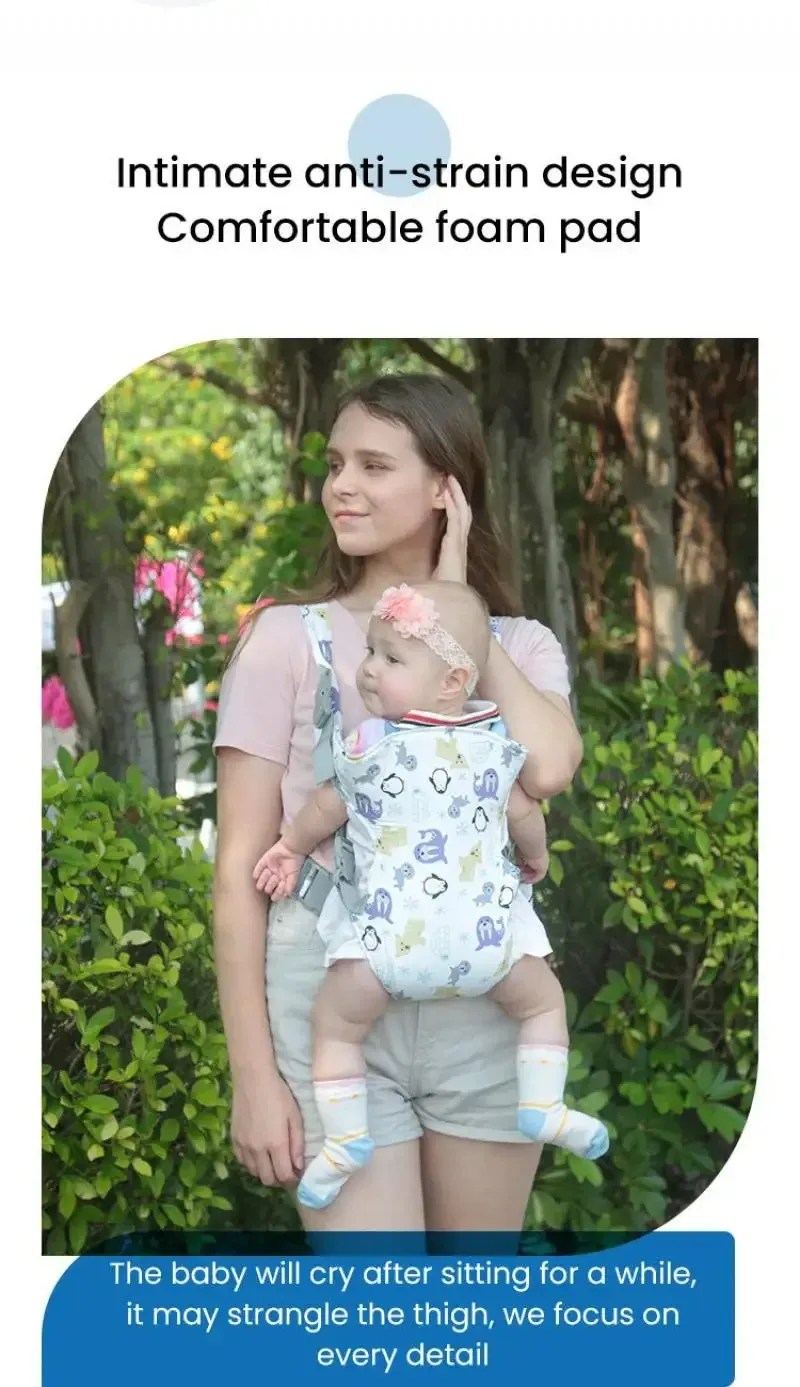 Cartoon Baby Carrier Wrap Front Carry Waist Stool Adjustable Ergonomic Newborn Carriers Baby Sling Breathable Babies Bag Product