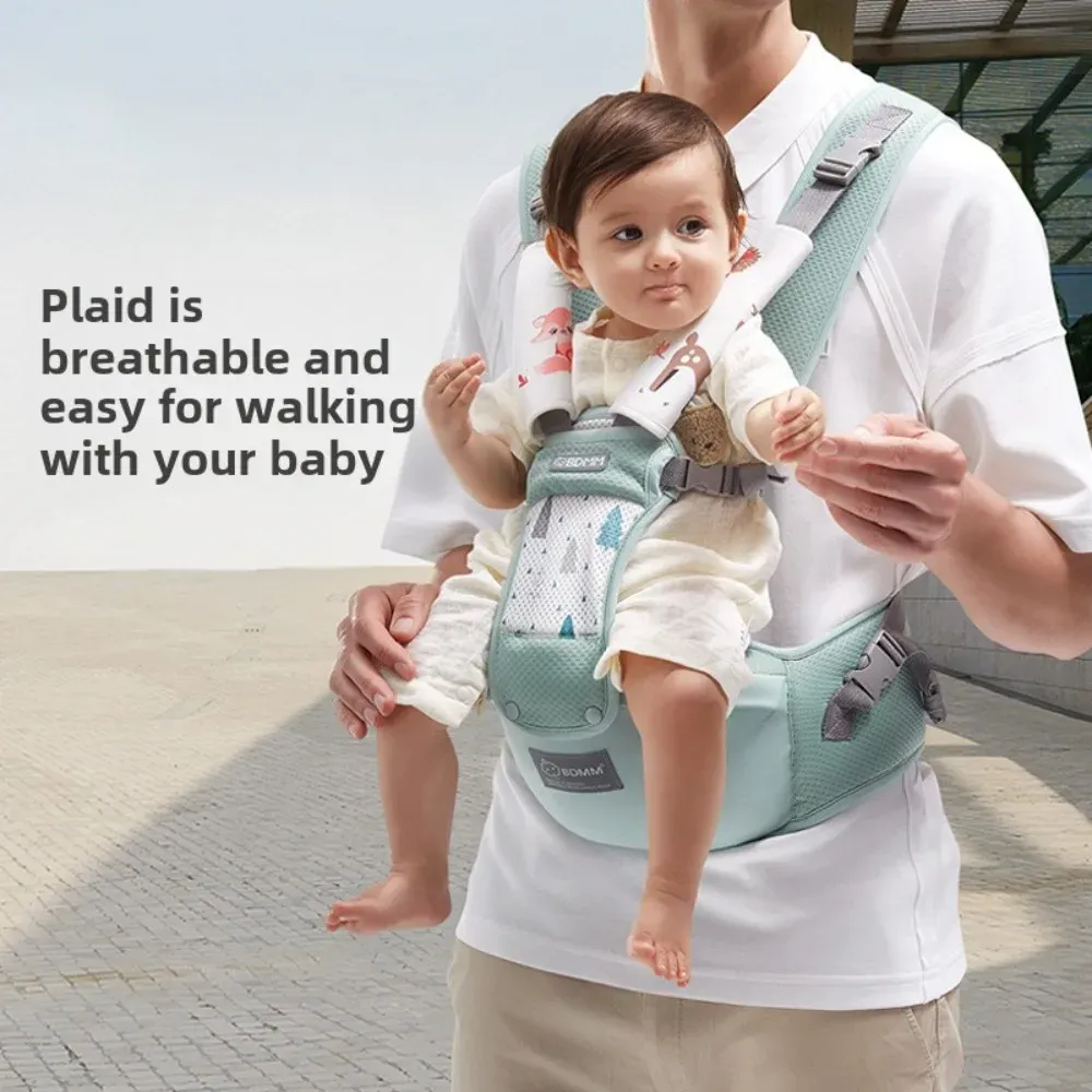 4 in1 Baby Carrier Backpack Breathable Front Facing Infant Sling Pouch Wrap Ergonomic Baby Waist Stool Carriers Bag for Newborn