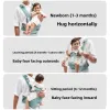 4 in1 Baby Carrier Backpack Breathable Front Facing Infant Sling Pouch Wrap Ergonomic Baby Waist Stool Carriers Bag for Newborn