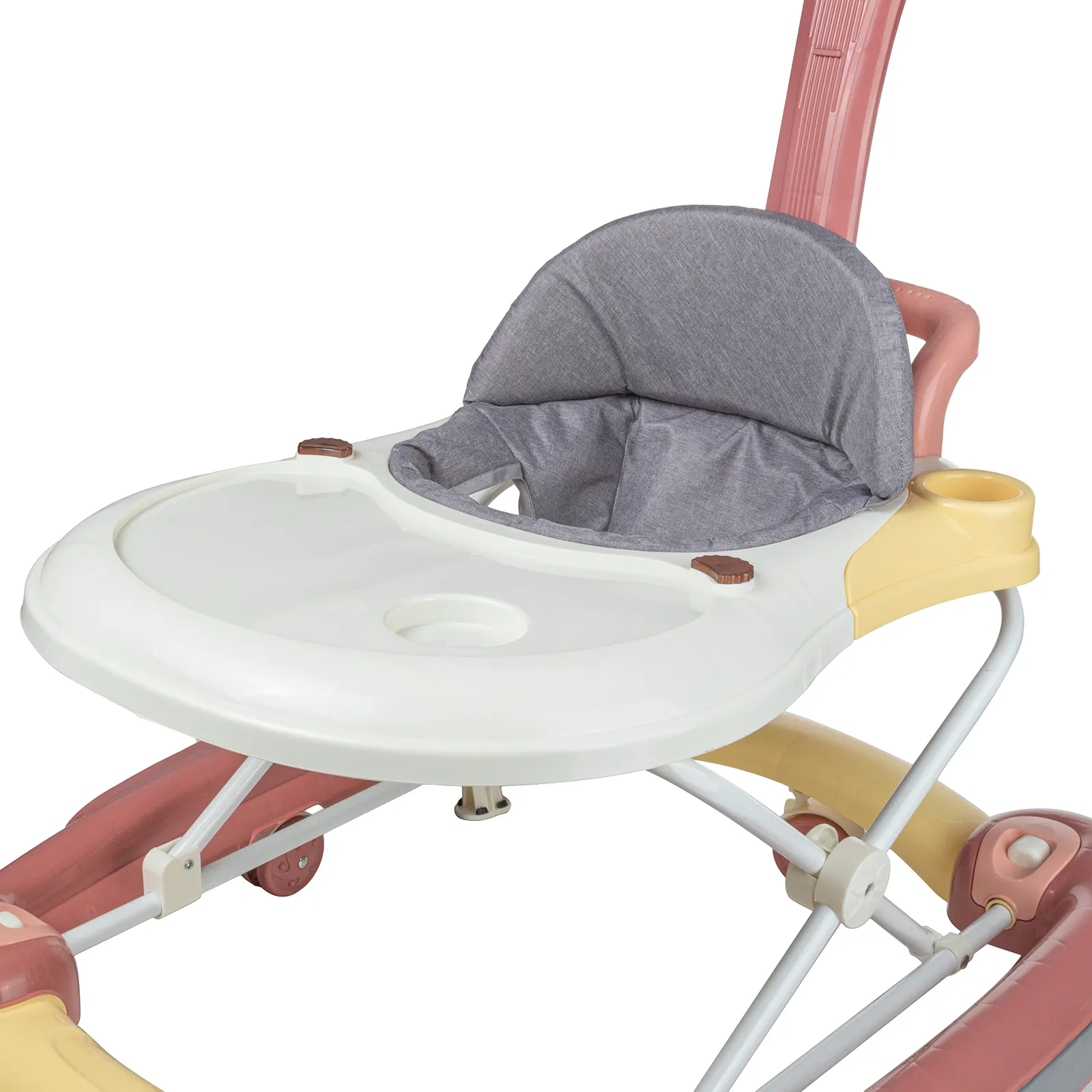 Baby Multi-Functional Comfortable Walker With Awning Anti-Rollover Baby Walker Can Sit, Adjust And Shake The Walker