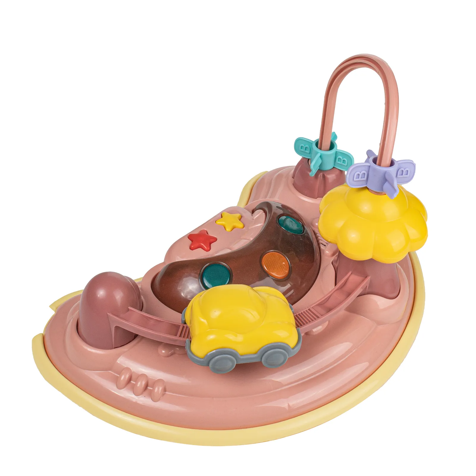 Baby Multi-Functional Comfortable Walker With Awning Anti-Rollover Baby Walker Can Sit, Adjust And Shake The Walker
