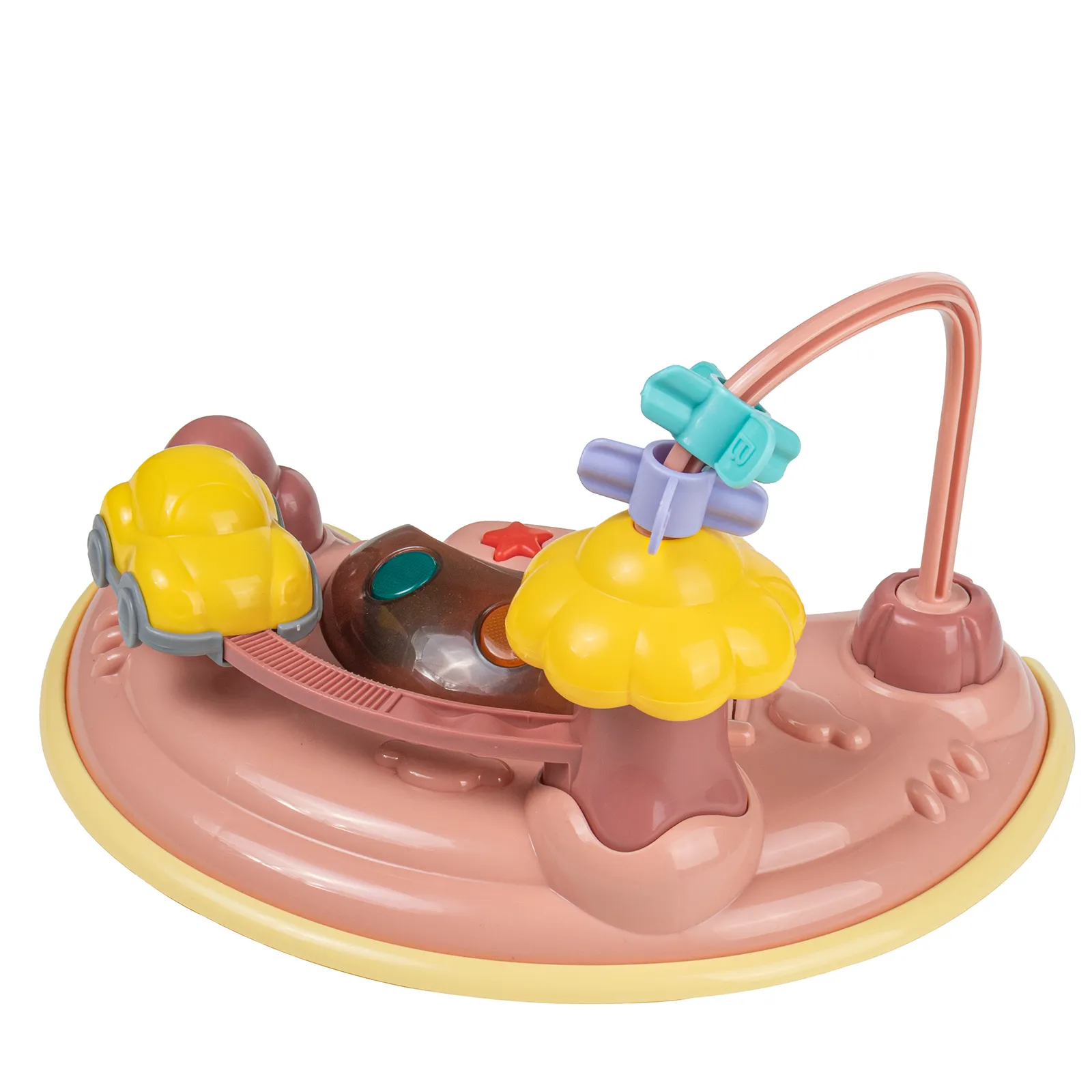 Baby Multi-Functional Comfortable Walker With Awning Anti-Rollover Baby Walker Can Sit, Adjust And Shake The Walker
