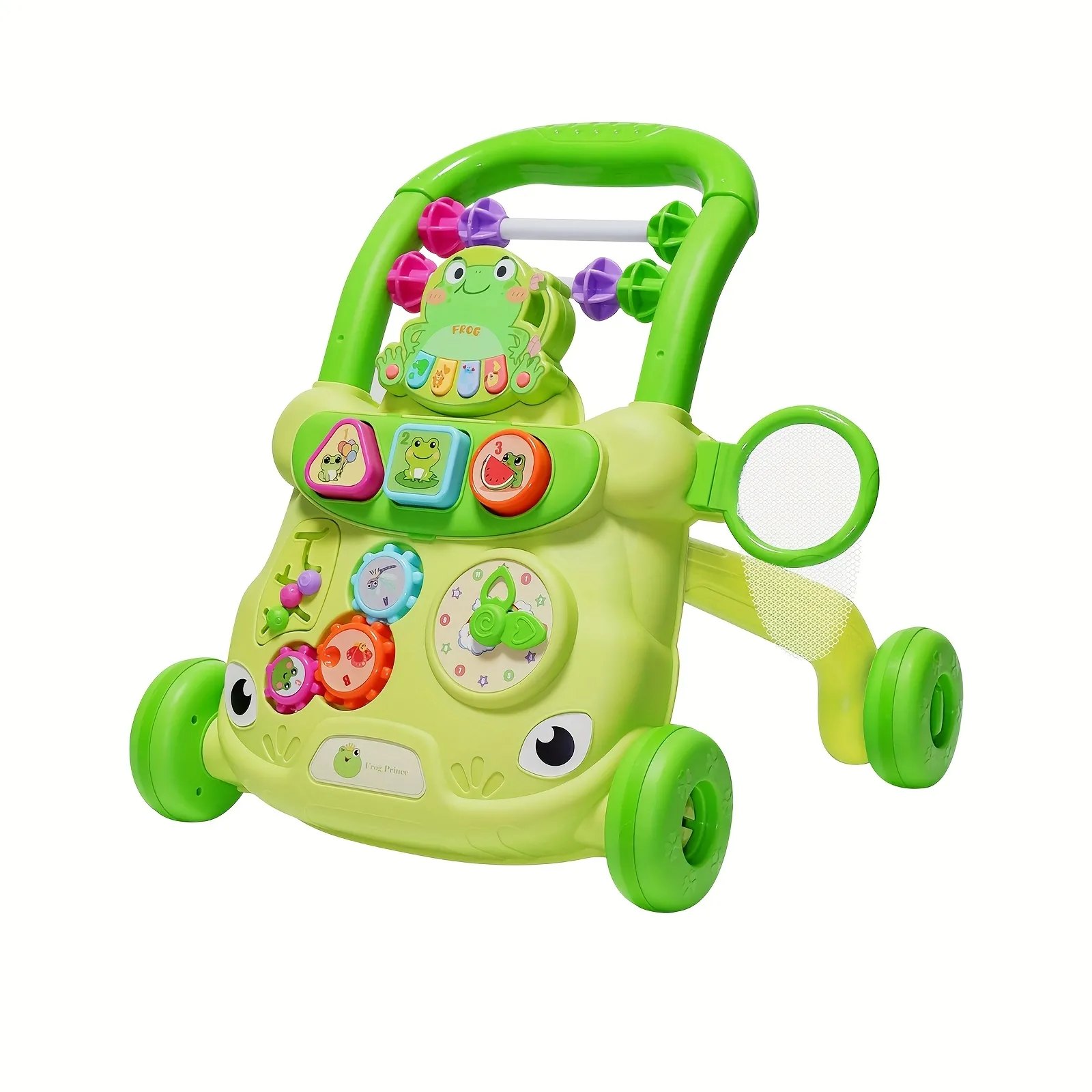 Baby Walker with Wheel for 18+ Months, Anti-Tipping Quiet Tires Toddler Learning Toy Birthday/Christmas Gift, Walker for Baby