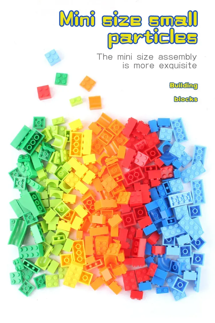 ​Children ​DIY Creative Bricks Assemble Building Blocks Toys Subsize Marble Race Labyrinth Ball Parent-Child Interaction Toys