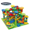 ​Children ​DIY Creative Bricks Assemble Building Blocks Toys Subsize Marble Race Labyrinth Ball Parent-Child Interaction Toys