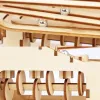 Spiral Marble Run 3D Wooden Puzzles for Adults and Teens DIY Model Building Kits with Mechanical Puzzles 