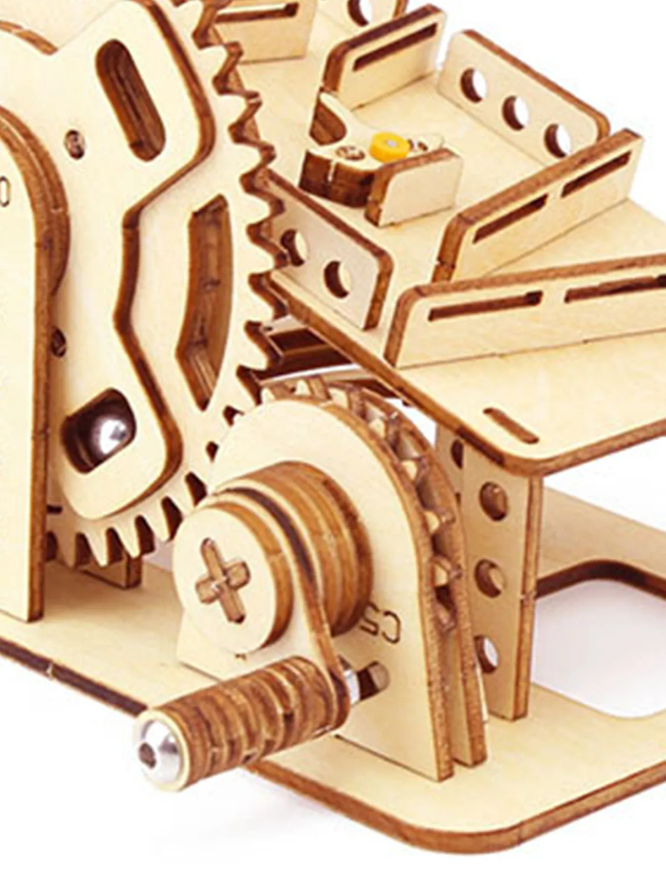 Spiral Marble Run 3D Wooden Puzzles for Adults and Teens DIY Model Building Kits with Mechanical Puzzles 