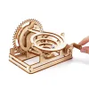 Spiral Marble Run 3D Wooden Puzzles for Adults and Teens DIY Model Building Kits with Mechanical Puzzles 