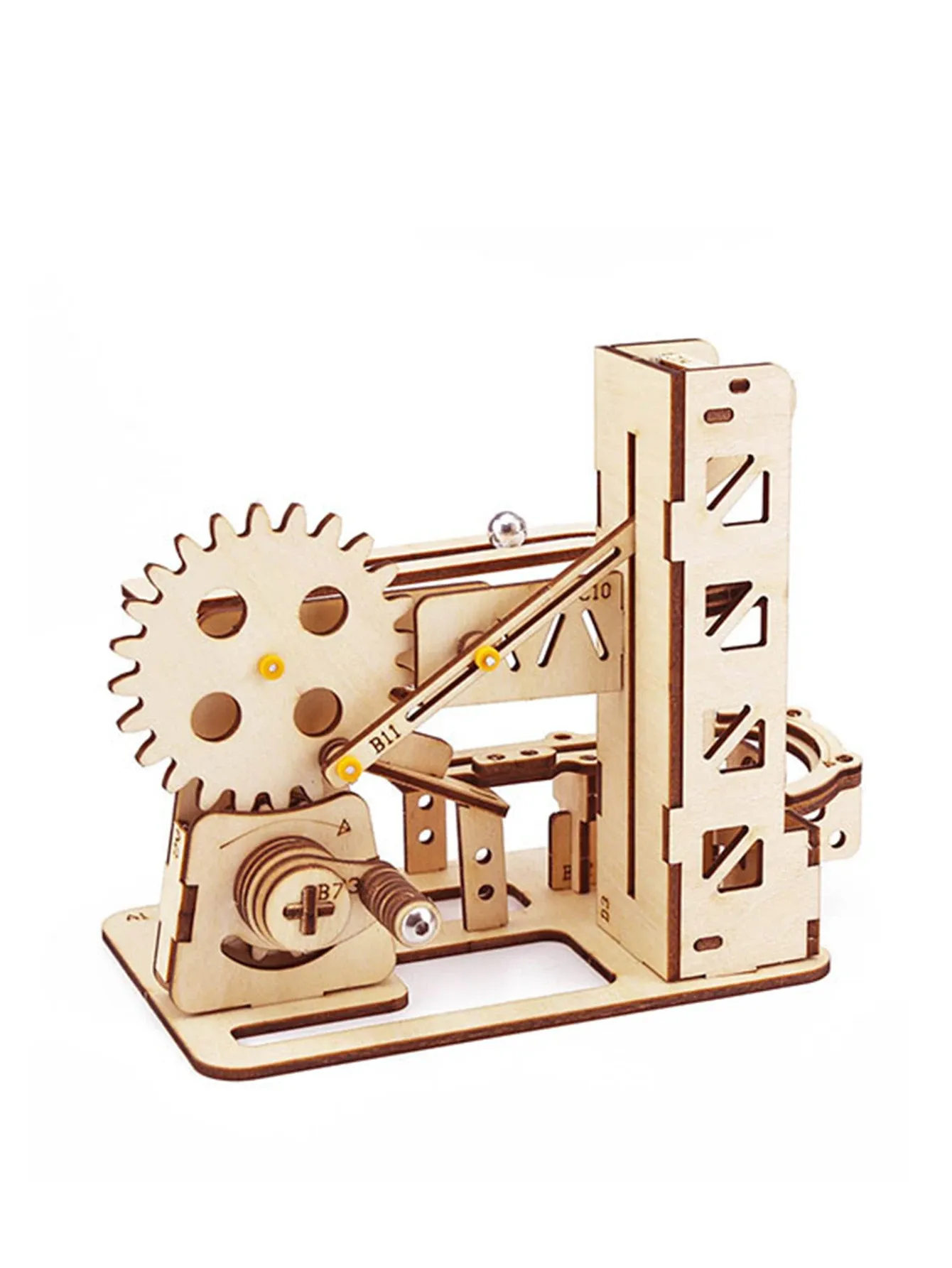 Spiral Marble Run 3D Wooden Puzzles for Adults and Teens DIY Model Building Kits with Mechanical Puzzles 