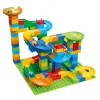 Marble Race Run Block Small Size Building Blocks Maze Ball Funnel Slide Blocks DIY Creative Bricks Assemble Toys Bulk Model Toys