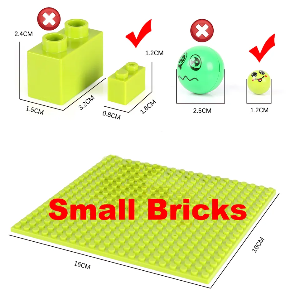 Marble Race Run Block Small Size Building Blocks Maze Ball Funnel Slide Blocks DIY Creative Bricks Assemble Toys Bulk Model Toys