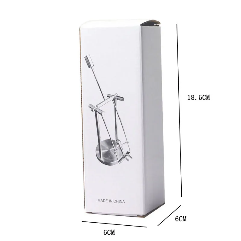 Steel Balance Physics Toy Kinetic Art Desktop Perpetual Motion Science Decor Gifts Fun Office Desk Toys And Gadgets For Adults