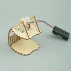 Wooden Electric Cable Car Model Kids Science Toy Technology Physics Bricks Kit Learning Educational Toys for Children