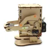 Robot Eating Coin Wood DIY Model Teaching Learning Stem Project Kit for Kid Science Experiment Education Toy Wooden Assemble Kit