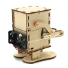 Robot Eating Coin Wood DIY Model Teaching Learning Stem Project Kit for Kid Science Experiment Education Toy Wooden Assemble Kit