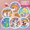 Unicorn & Dinosaur Diamond Painting Kit - Kids' DIY Craft Project
