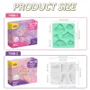 Kids DIY Crystal Glue Keychain Craft Set – Girls Birthday Gift
