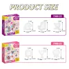 Kids DIY Crystal Glue Keychain Craft Set – Girls Birthday Gift