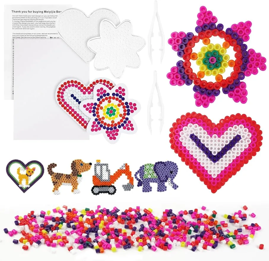 Fuse Beads Kit - DIY Art Craft Toys for Kids & Creative Gifts