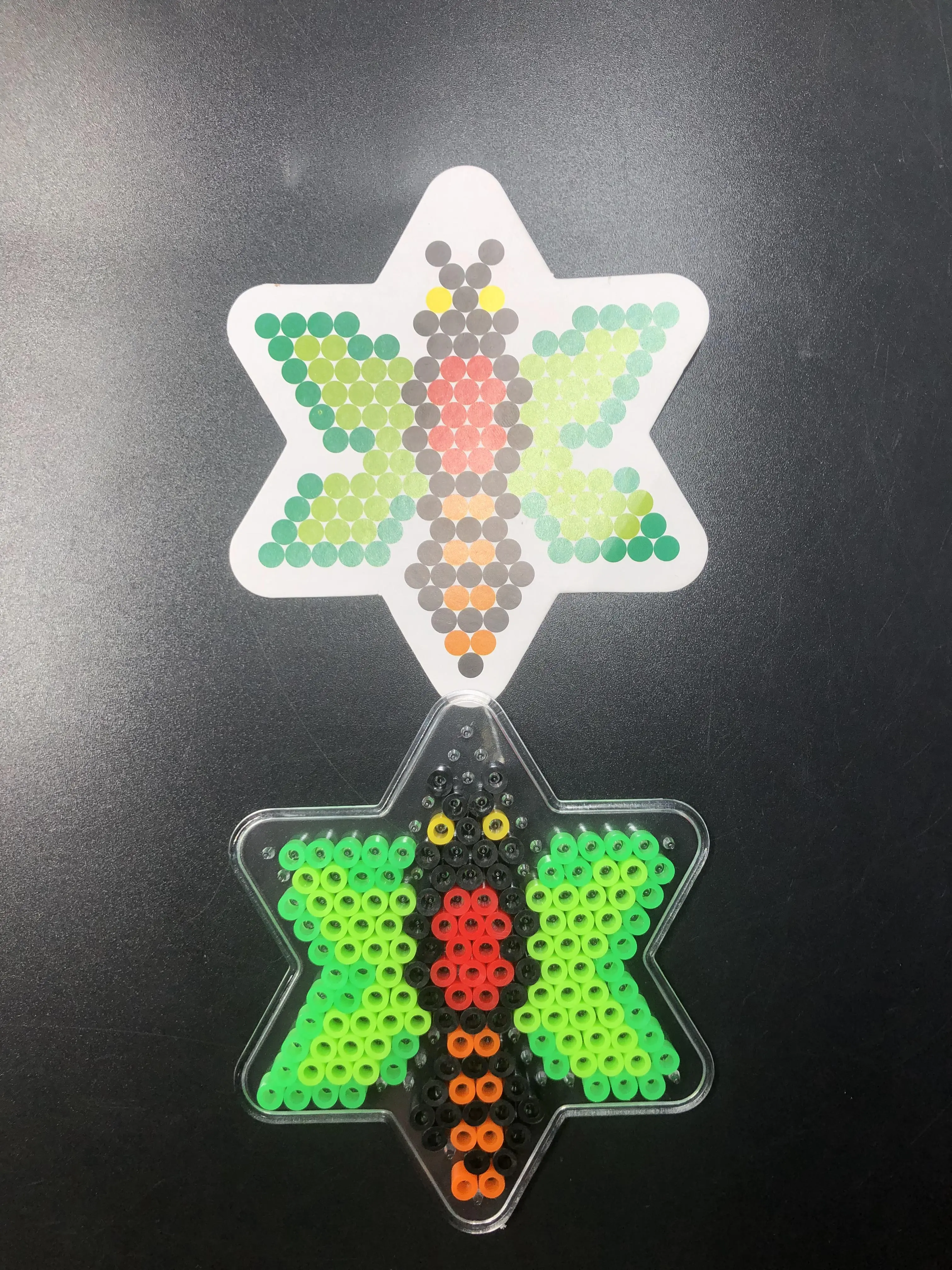 Fuse Beads Kit, 600pcs 5mm Iron Beads Set for Kids, DIY Art Craft Toys Iron Beads, Christmas Birthday Gift for Boys and Girls