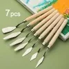 Stainless Steel Oil Painting Knives – Artist Palette & Mixing Tools