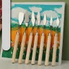 Stainless Steel Oil Painting Knives – Artist Palette & Mixing Tools