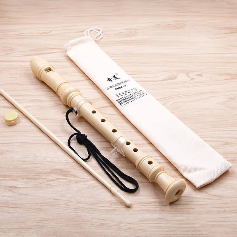 Professional 6/8 Hole Treble Flute Soprano Recorder Clarinet Harp For Beginner Learning Professional Instrument Germanic Style
