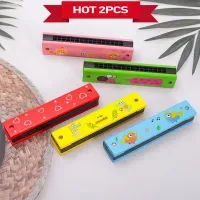 Children's Harmonica: Cartoon Wood Musical Instrument for Beginners