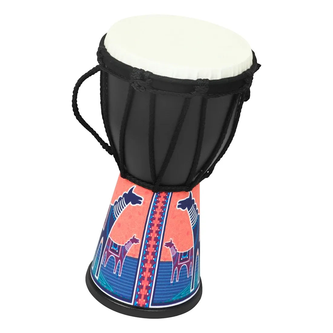 4 inch African Drum Handheld Children's Drum Portable ABS Drum Cavity Snare Drum Orff Gifts Percussion Musical Instruments