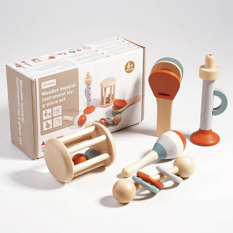 Baby Musical Instruments Set – Sensory Rattles & Educational Toys