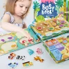 Montessori Busy Book – Early Learning Activity for Toddlers & Kids