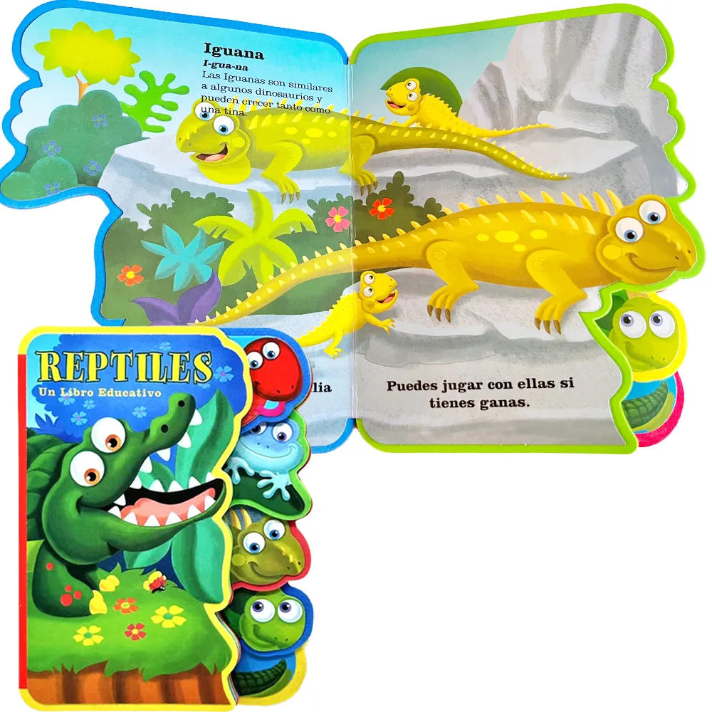 Spanish Children's Sponge Storybook 2-5 Years Cute Animal Illustrations Cognitive Enhancement Enlightenment Early Learning