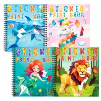 Sticker Book for Kids – Paint by Sticker Number Activity