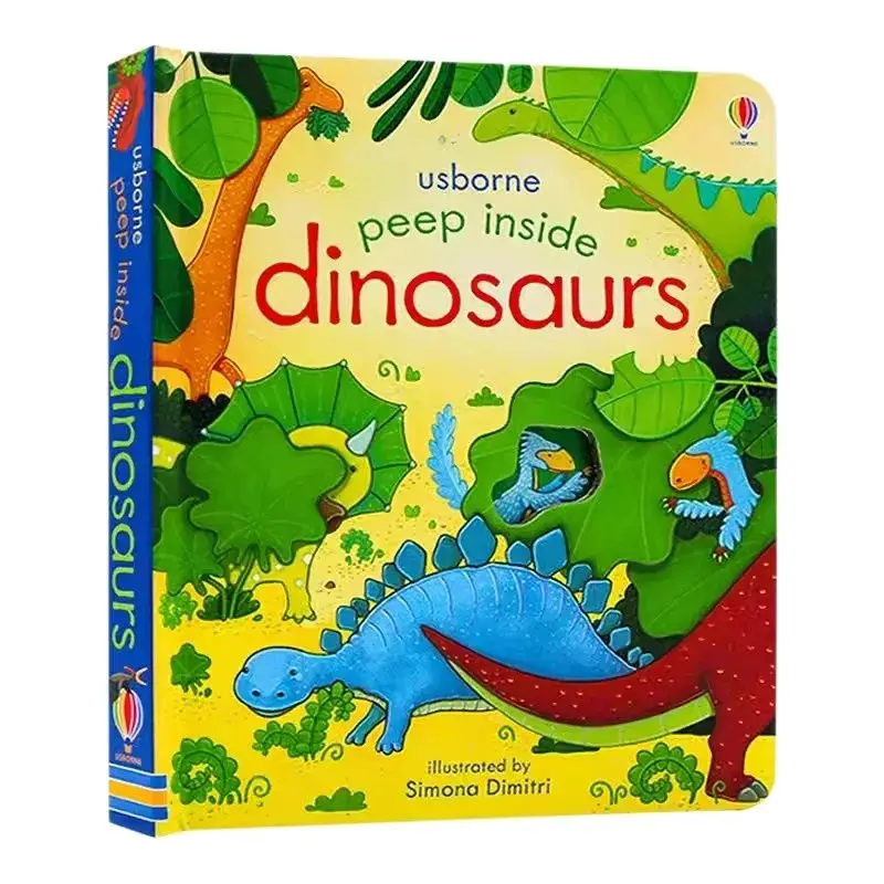 Usborne Peep Inside Dinosaurs – Educational Picture Book for Kids