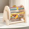 Montessori Rolling Ball Drum – Baby Early Learning Wooden Toy