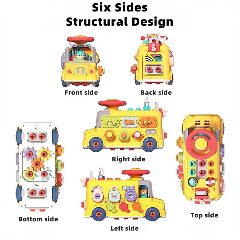 Busy Cube For Toddler Travel Toddler Busy Cube Fine Motor Skill Learning Activity Cube Toy For Home School Nursery Montessori