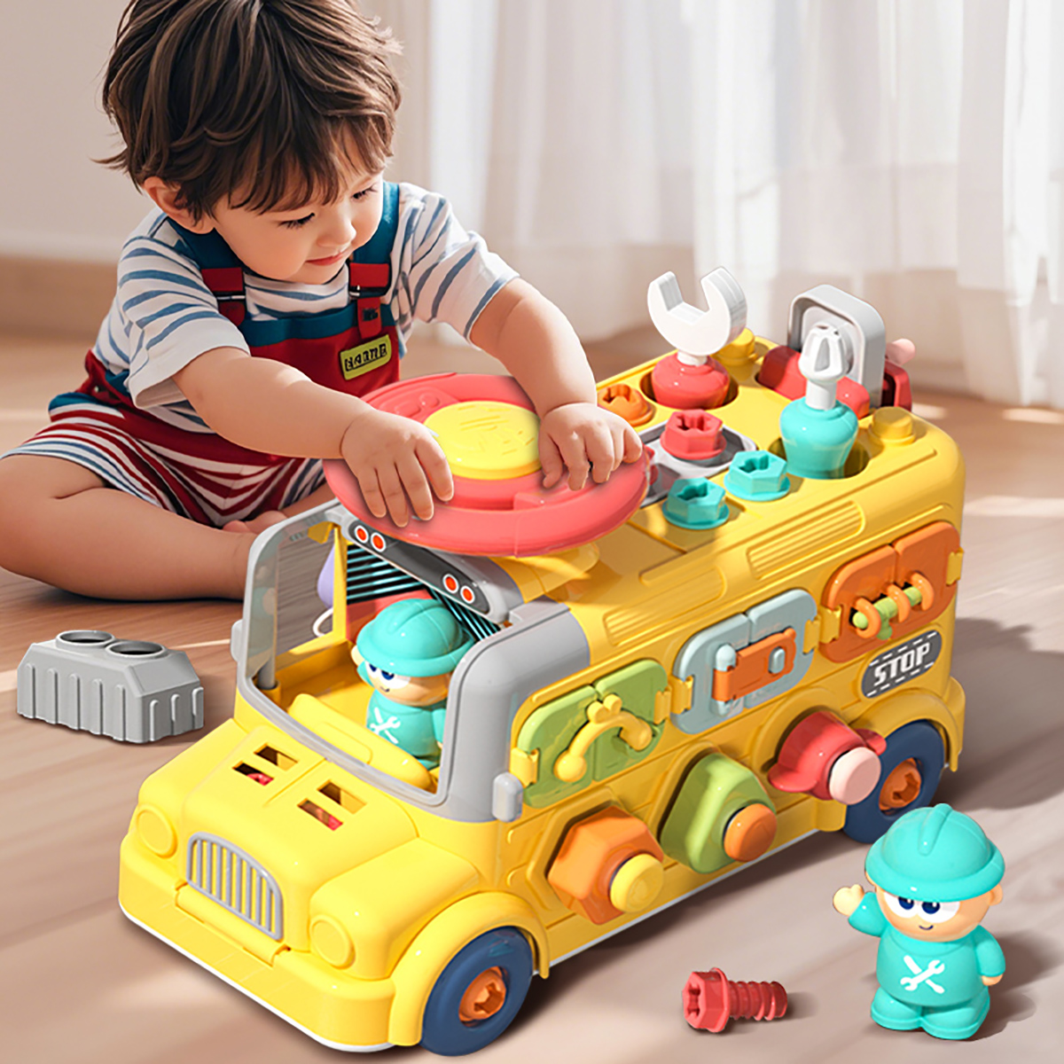 Toddler Busy Cube: Learning & Fine Motor Skills Activity Toy