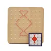 Montessori Tie Nail Board – Creative Graphic Learning Toy for Preschool Kids
