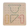 Montessori Tie Nail Board – Creative Graphic Learning Toy for Preschool Kids
