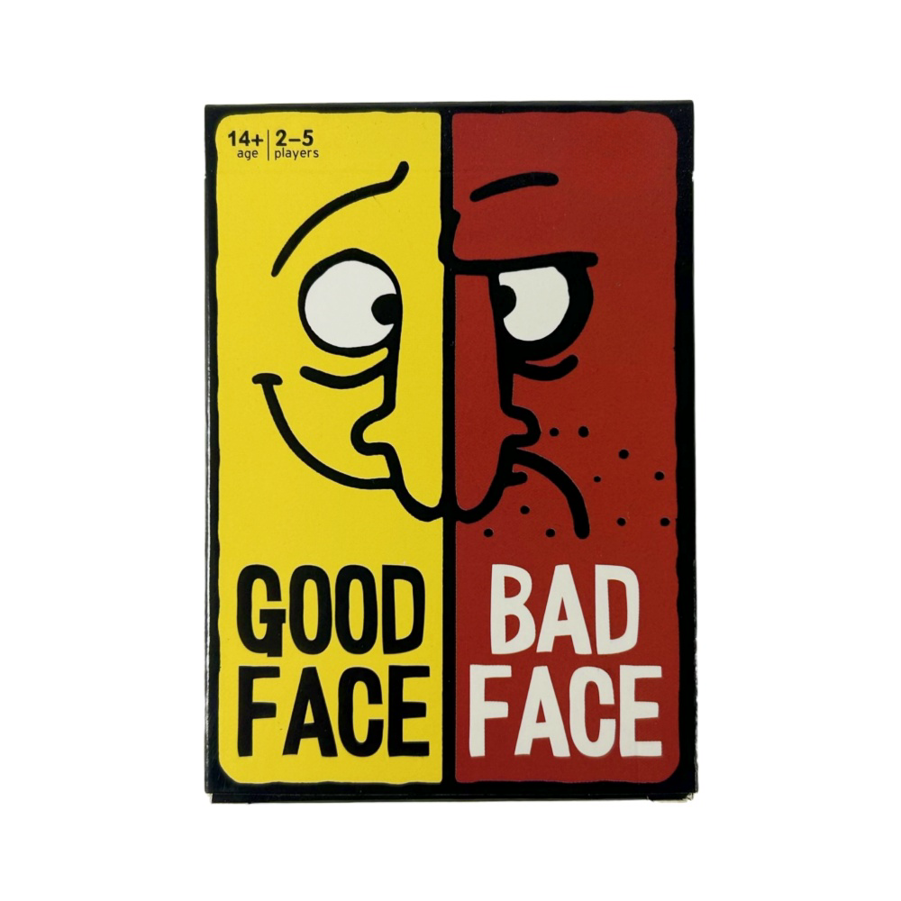 Good Face Bad Face Card Game – Family Fun & Travel Entertainment